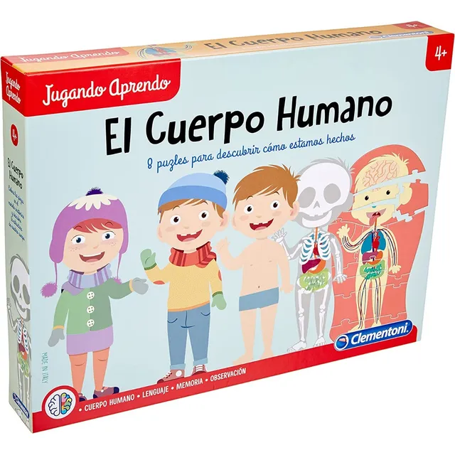 Rompecabezas Niños El Cuerpo Humano 8 En 1 Modelo Anatómico