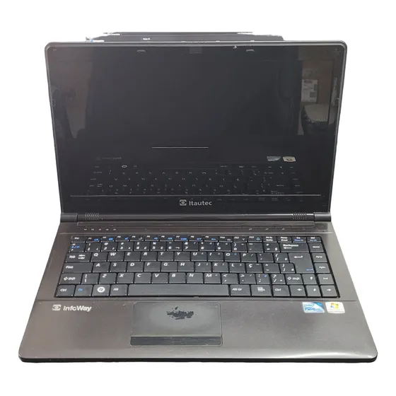 Sucata Notebook Itautec Model Infoway W7425 Peças Sucata