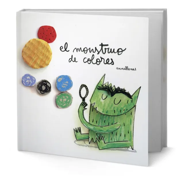 El Monstruo de Colores Anna Llenas Serra Editorial Flamboyant Tapa y Hojas Duras Cartoné Pequeño