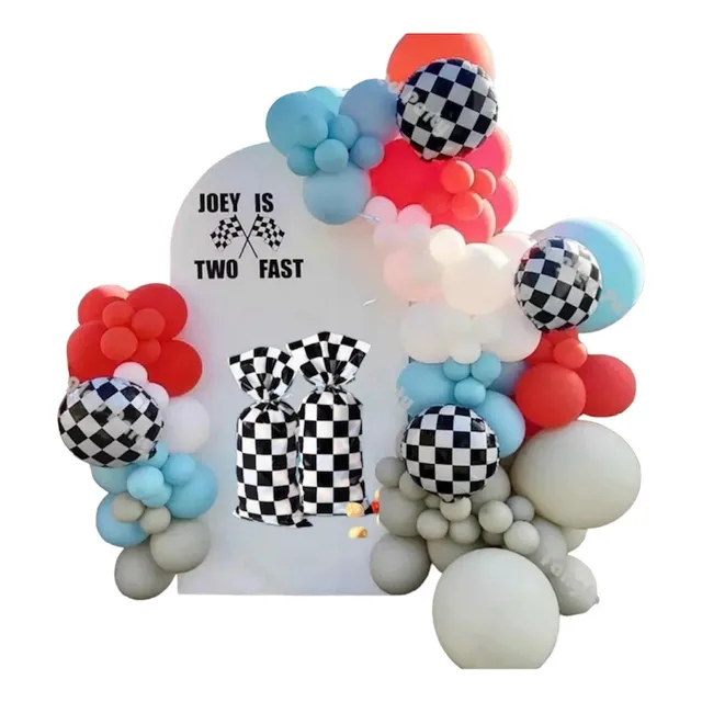 Pack 130 Globos Autos/cars Incluye Cinta Bolsitas Número80cm