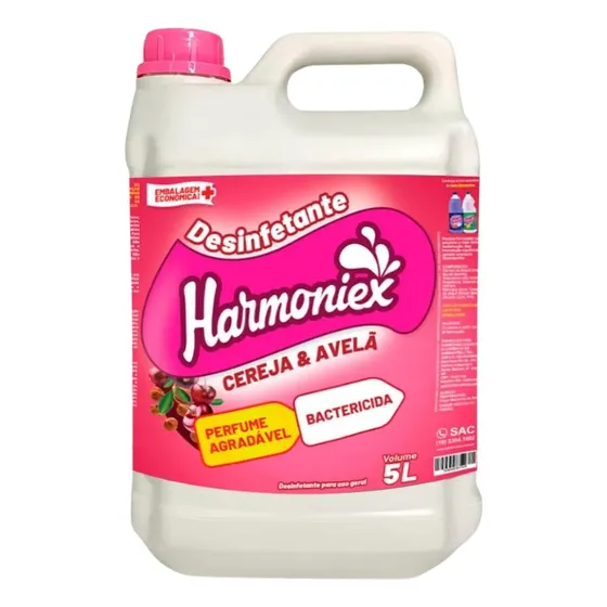 Desinfetante Cereja E Avelã 5 Litros Harmoniex