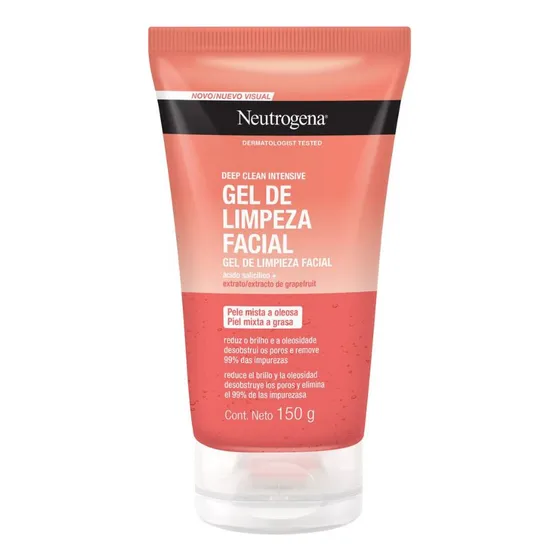 Neutrogena Gel De Limpieza Facial Piel Mixta A Oleosa 150 Gr