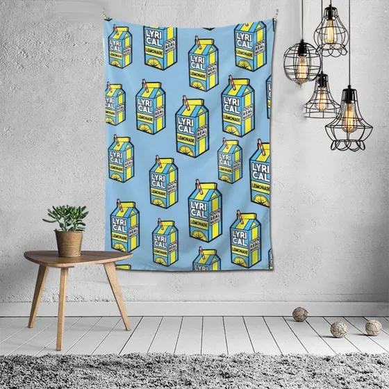 Stylish Fan Mart Popular Tapiz Pared Lirical Limonada Bebida