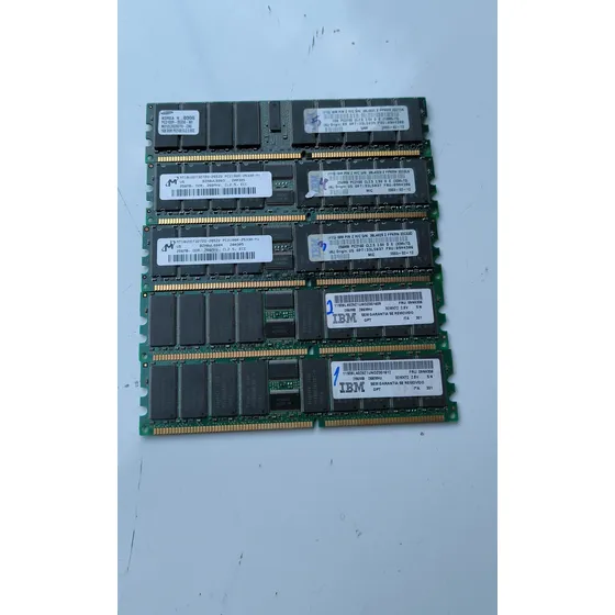 Memória 256 Ddr 266  Ibm 1 Giga Pc2100 Ibm  Usado