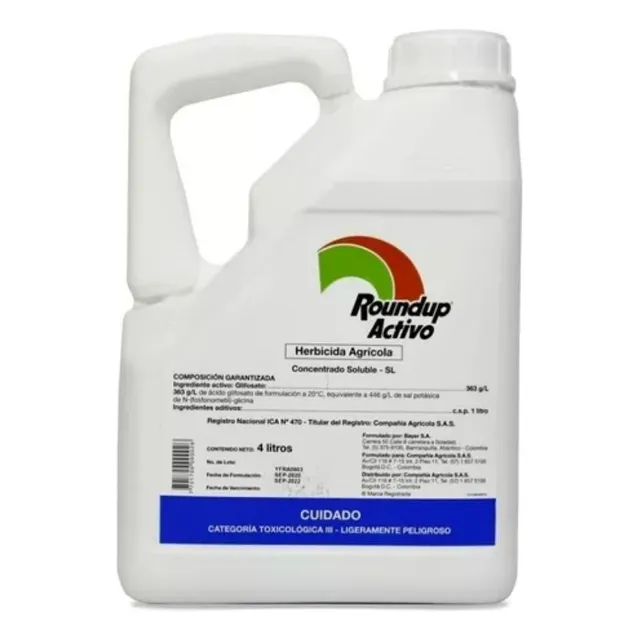 Roundup Herbicida X Galón - Unidad a $134000