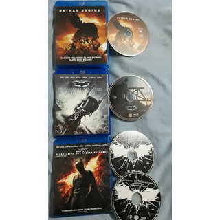 Blu-ray Batman Trilogia Begins+o Cavaleiro Das Trevas C1 Blu-ray Batman Trilogia Begins+o Cavaleiro Das Trevas C1