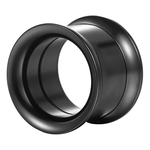 Alargador Aço Cirúrgico Liso Preto