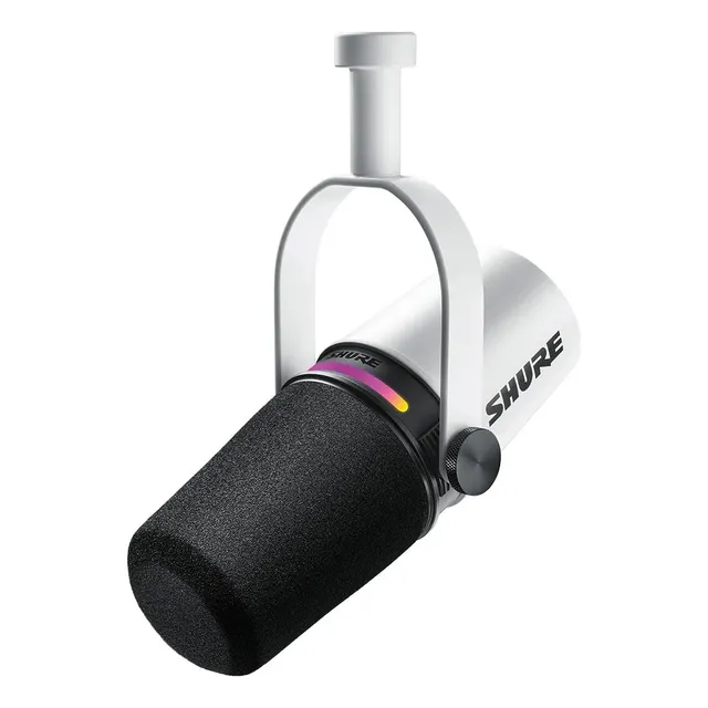 Shure Mv7+ Microfono Dinamico Xlr Usb Ideal Podcast Color Blanco