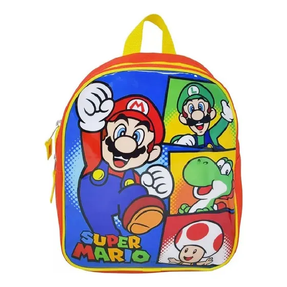 Bolso Morral Escolar De Super Mario         