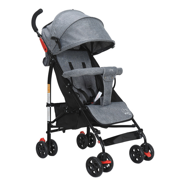 Carrinho De Bebê Guarda Chuva Link Até 15kgs Cinza Maxi Baby Carrinho De Bebê Guarda Chuva Link Até 15kgs Cinza Maxi Baby
