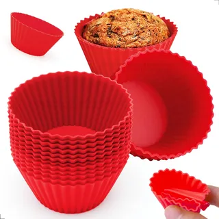 Kit 12 Formas Silicone Mini Cupcake Bolo Muffin Assadeira Kit 12 Formas Silicone Mini Cupcake Bolo Muffin Assadeira