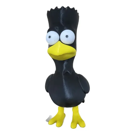 Simpsons Figura Bart Raven Cuervo Casa Del Horror 3d