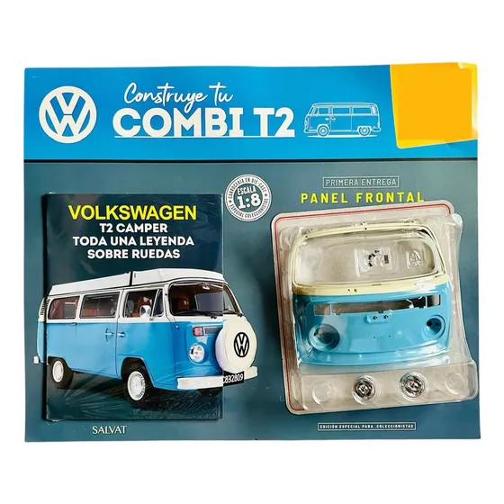 Volkswagen Combi T2 Camper Para Armar 1/8 Salvat - Ver Fasic