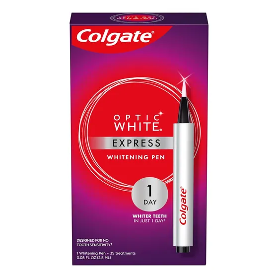 Colgate Optic White Express 1 Dia Lapiz Blanqueador, 35 Usos