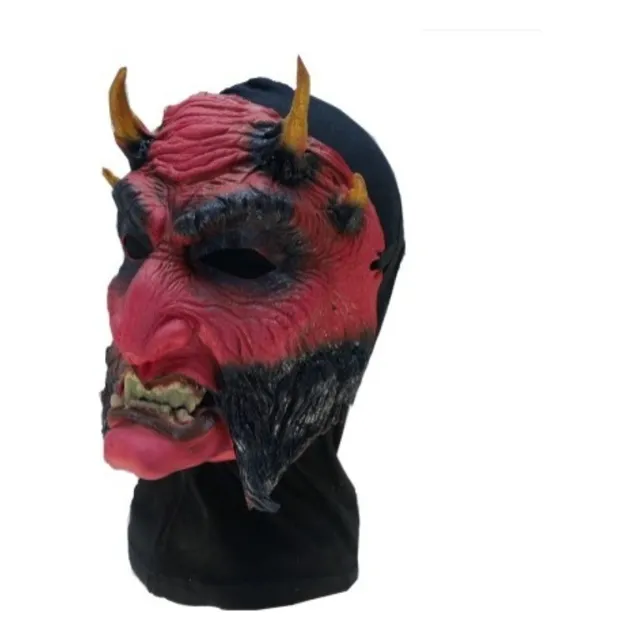 Máscara Halloween - Diablo Cabeza Completa Nuevo Y Original