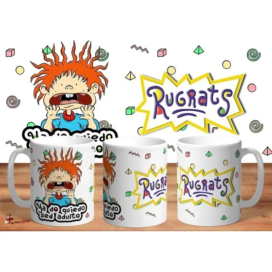 Taza De Ceramica Rugrats Ya Do Quiedo Sed Adulto 20