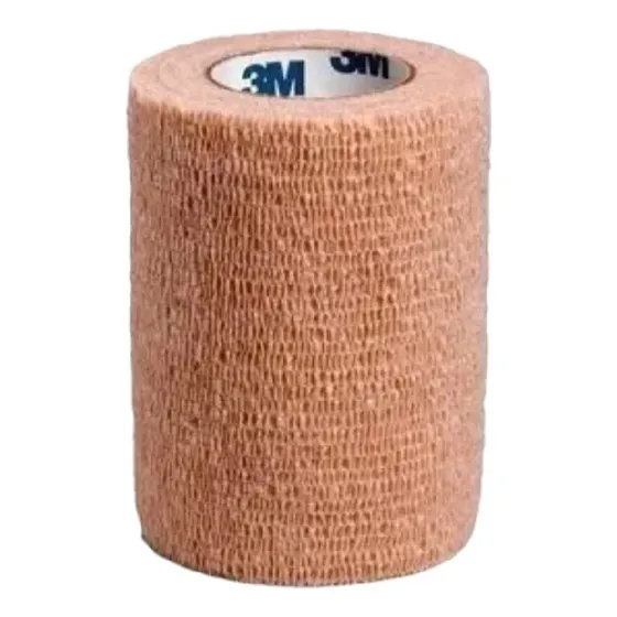 Venda Coban Piel Auto-adherente 10cm X 4.5m 2 Pz Color Caqui