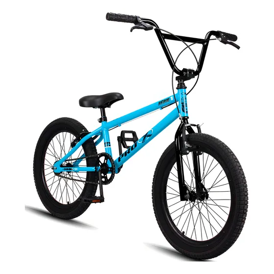 Bicicleta BMX Pro-X Série 1 Aro 20 Aero Freio V-brake Cor Azul/preto
