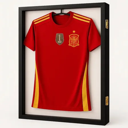 Moldura Caixa Para Camiseta De Time Camisa Futebol Com Petg Preto