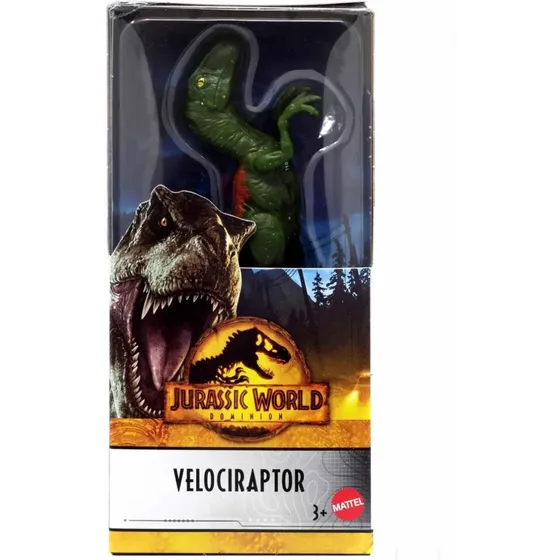 Dinosaurio Velociraptor Verde Jurassic World Dominion 15 Cm