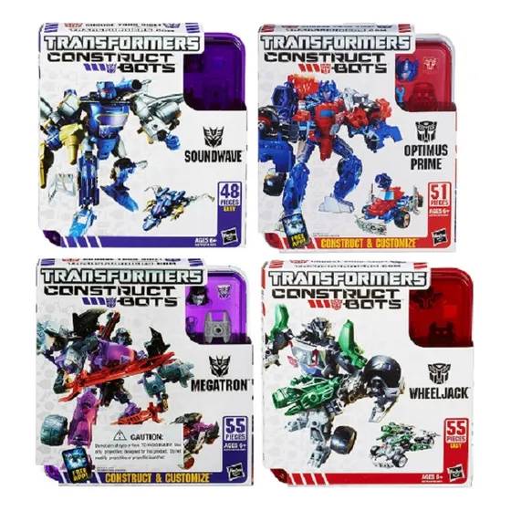 Transformers Optimus, Megatron Soundwave, Weeljack Construct
