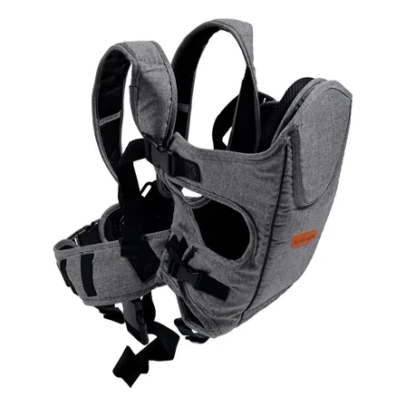 Mochila Porta Bebe Bebeglo Rs-80140 Color Gris