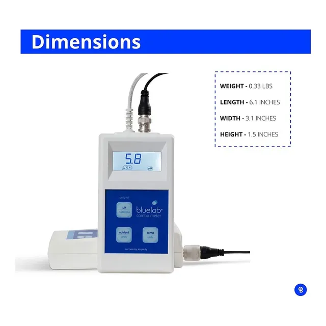 Medidor Bluelab Metcom Ph, Ec, Tds Y Temp. 4 En 1