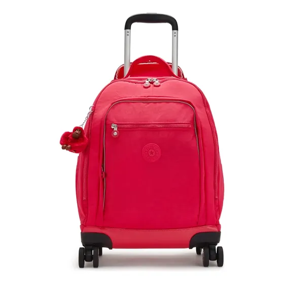 Mochila Kipling New Zea Rosa True Pink Rodinha 26l Viagem