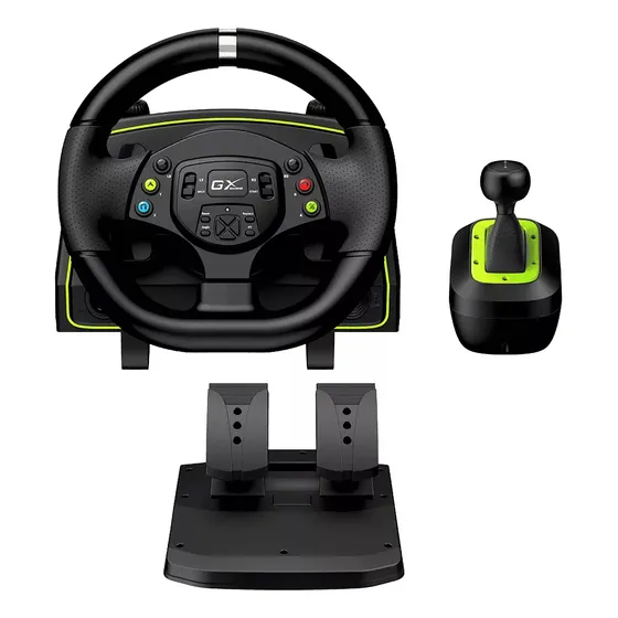 Volante Genius Speedmaster X2 1080° Pedales Palanca Cambios