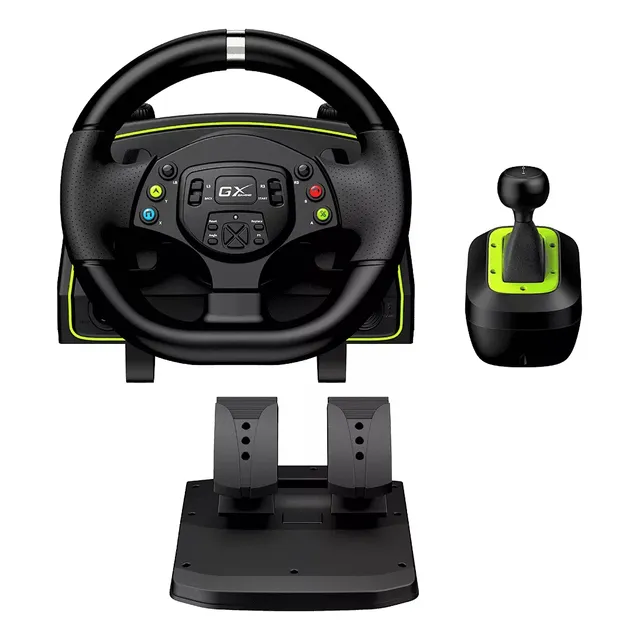 Volante Genius Speedmaster X2 1080° Pedales Palanca Cambios