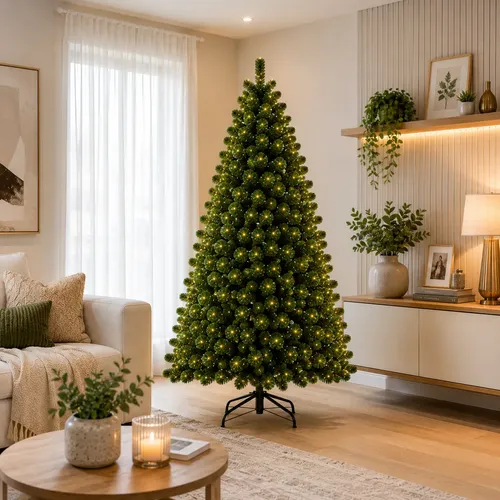 Christmas Scene Village Houses Resin Indoor Christmas Tree