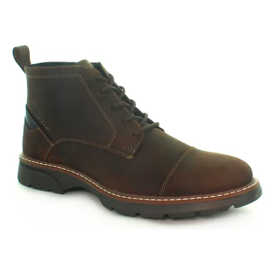 Bota Merano De Piel Con Cintas Para Hombre