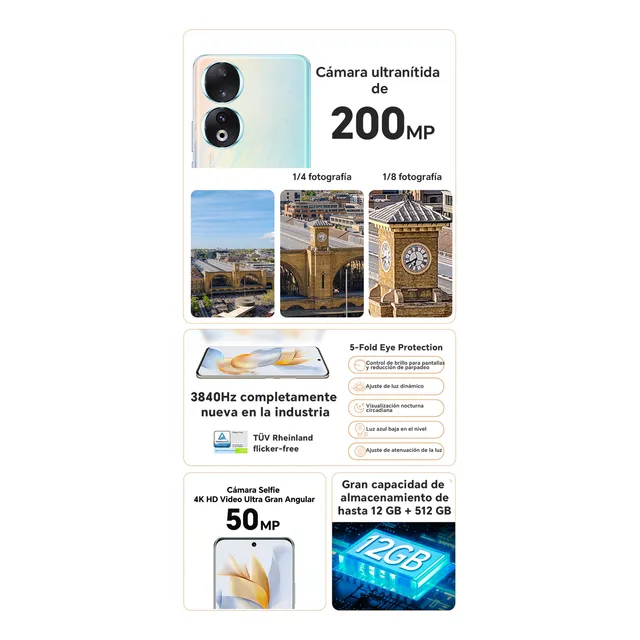 Honor 90 5g Dual Sim 8gb Ram 256gb Rom Color Verde
