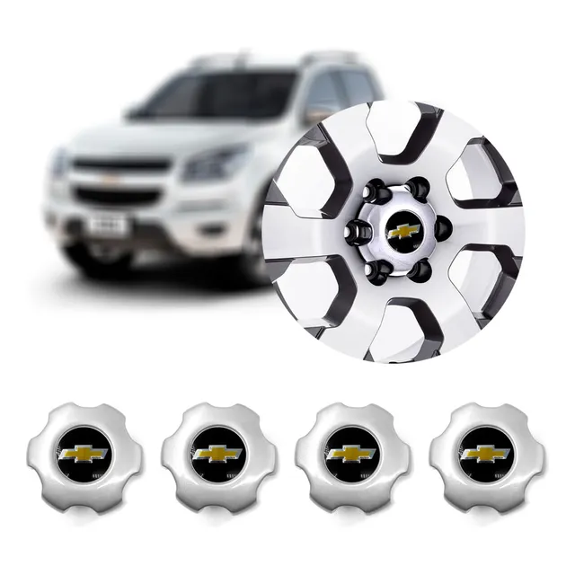 Jogo Calota Centro Miolo De Roda S10 Lt E Ltz 2013 Original