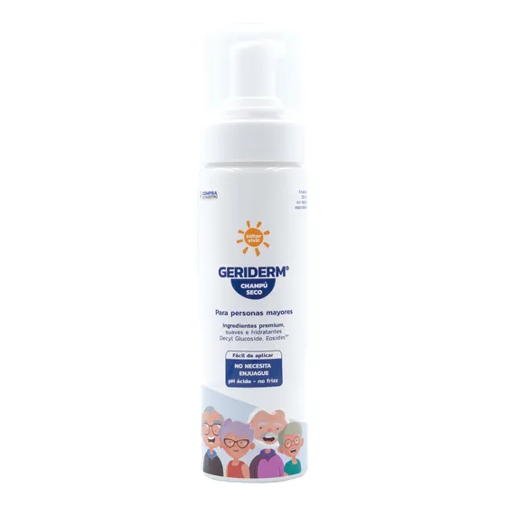 Shampoo Seco Geriderm Personas Mayores X 200ml