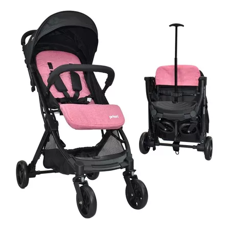 Coche Bebe Priori Tipo Maleta Argus Color Rosa