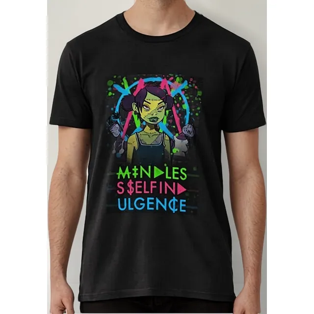 Remera Lámina Artística Mindless Self Indulgence Negra 