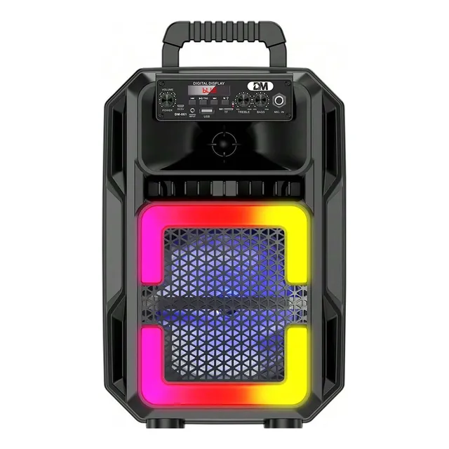 Dm-861 8  Bocina Portatil Microfono, Control Remoto, Sd, Usb