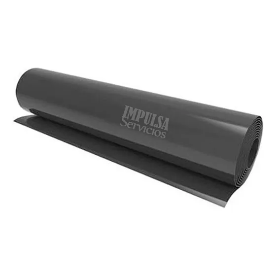 Plastico Grueso Negro Con 4 Mts De Ancho Por 10 Mts Largo