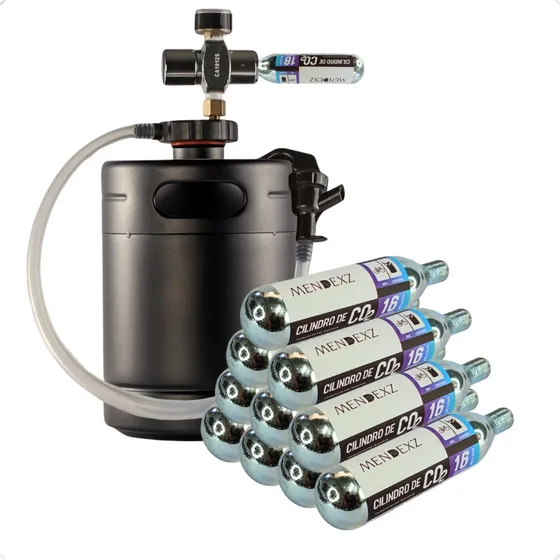 10x Capsulas Com Rosca 16g Co2 Alimentício Cerveja Chopp