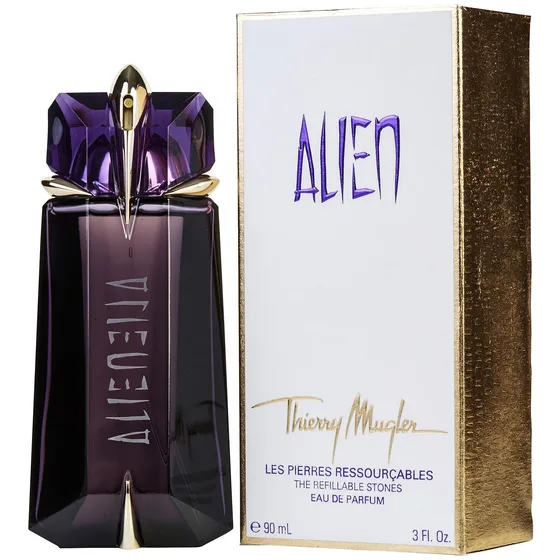 Eau De Parfum En Aerosol Recargable De 3 Onzas De Alien