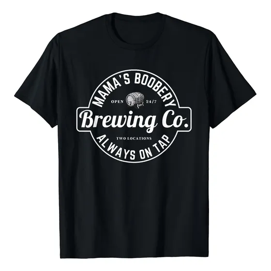 Camiseta De Lactancia Materna Brewery Mamas Boobery New Mom 