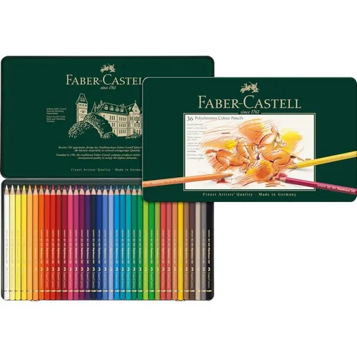 36 Colores Polychromos Profesionales Premium Faber Castell