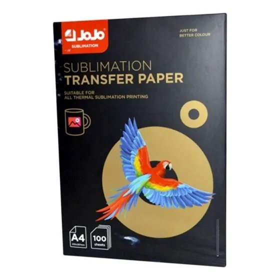 100 Folhas Papel Para Sublimação Transfer Fundo Rosa A4 100g