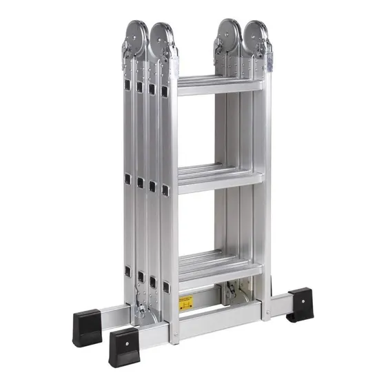 Escada Articulada De Alumínio 12 Degraus 3,50 Metros 4x3