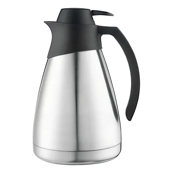 Garrafa Térmica 1L Bule Acolher 100% Inox 1 Litro Café Leite Chá Sanremo SR1041