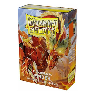 Dragon Shield Japanese Size Dual Ember Para Yugioh! Dragon Shield Japanese Size Dual Ember Para Yugioh!