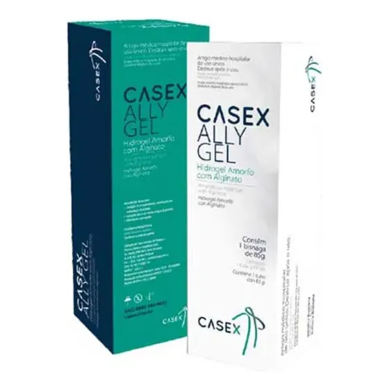 Hidrogel Com Alginato Pomada Tipo Saf-gel Casex Kit C/5un 