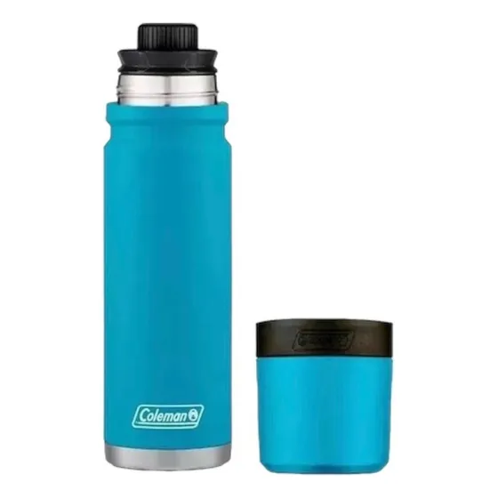 Termo Coleman 1,2 Lt. Acero Inoxidable 24 Hs. Agua Caliente Color Caribbean Sean