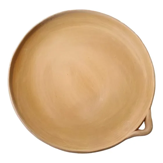 2 Comales Artesanales De Barro Diámetro 29 Cms. Sin Plomo